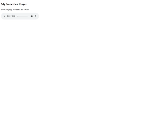 testplayer screenshot