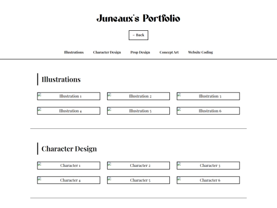 art/portfolio screenshot