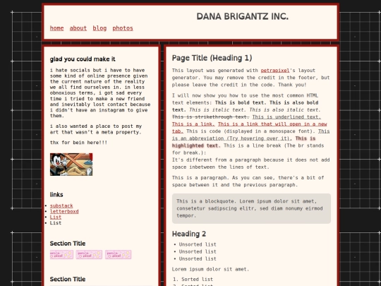 index screenshot