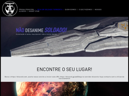 recrutamento screenshot