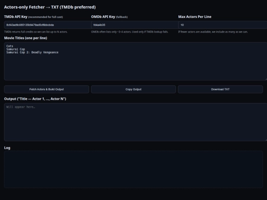 actorfinder screenshot