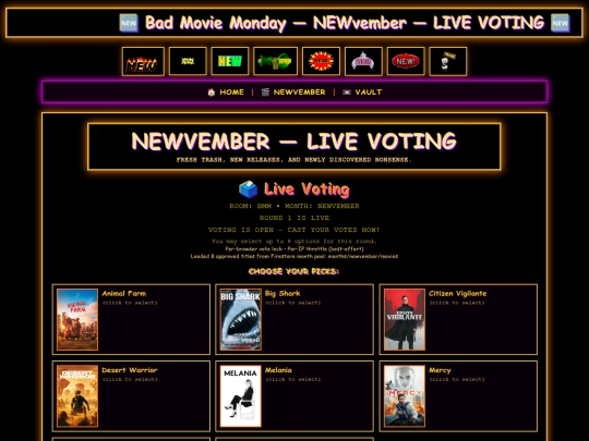 themes/newvember/live-vote screenshot