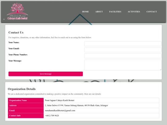 contact screenshot