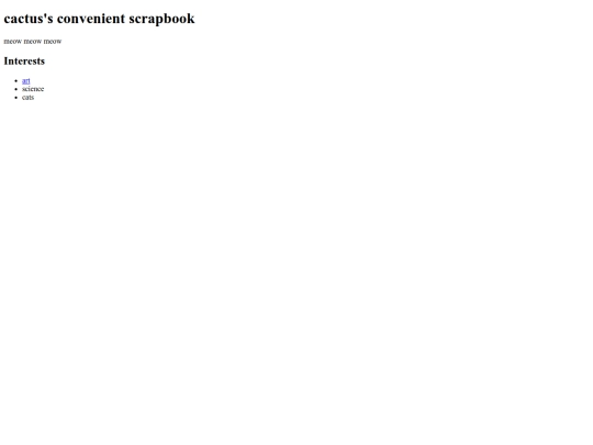index screenshot