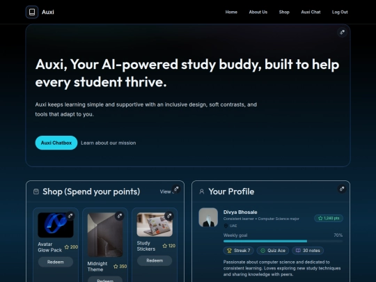 homepage screenshot