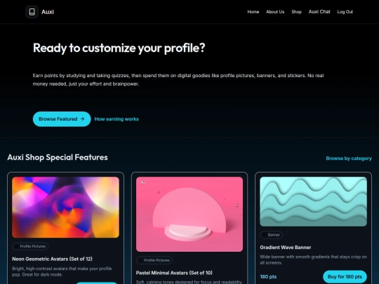 shop screenshot