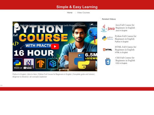 video/epython screenshot