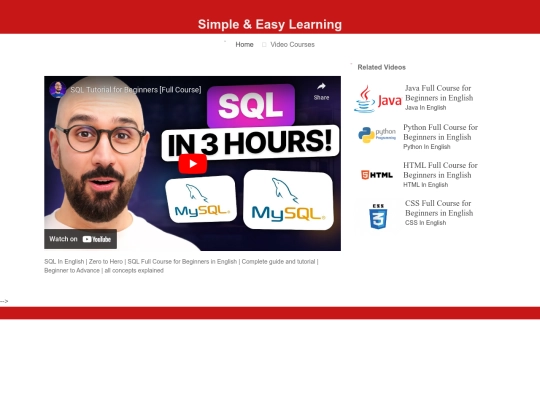 video/esql screenshot