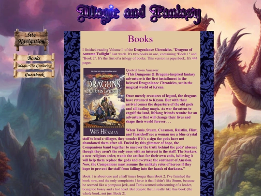 books screenshot