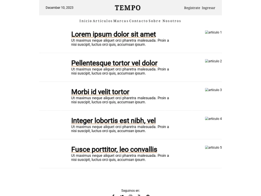 articles screenshot