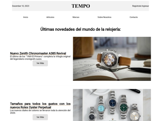 media/articles screenshot