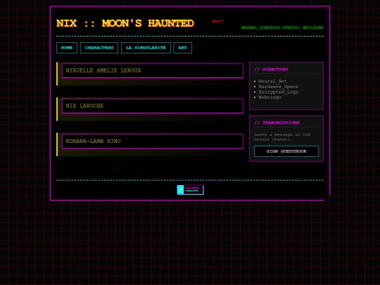 characters screenshot