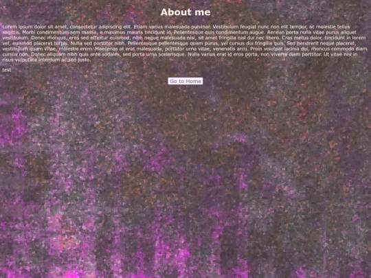 aboutme screenshot