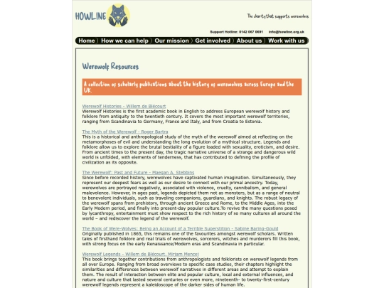 blaircliff/howline/resourcelist screenshot