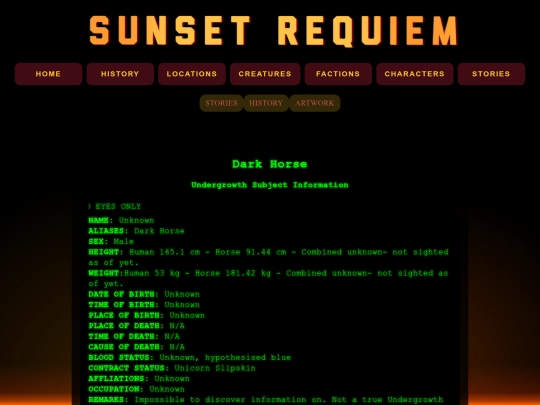 sunsetreqiuem/characters/darkhorse screenshot