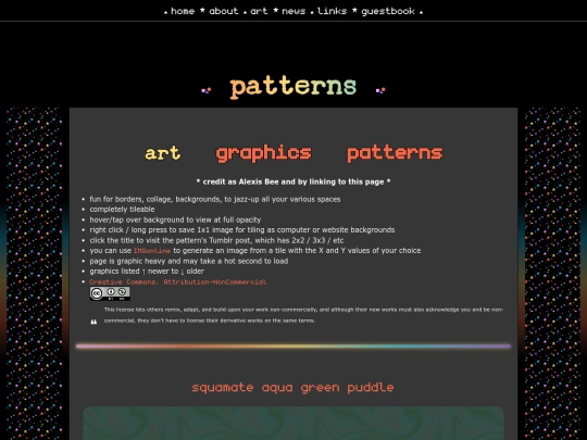 graphics/patterns screenshot