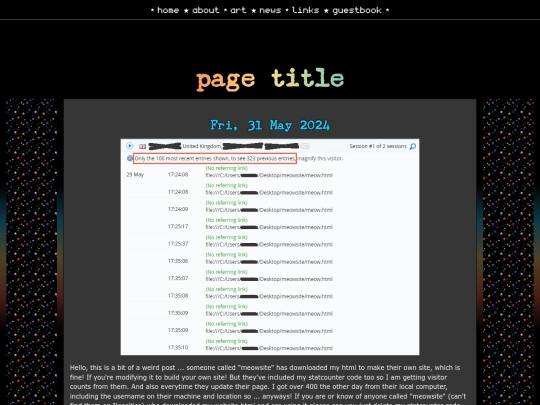 template/layout screenshot