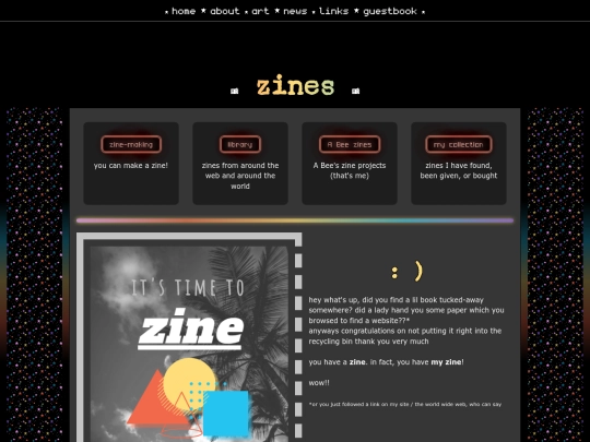 zines screenshot