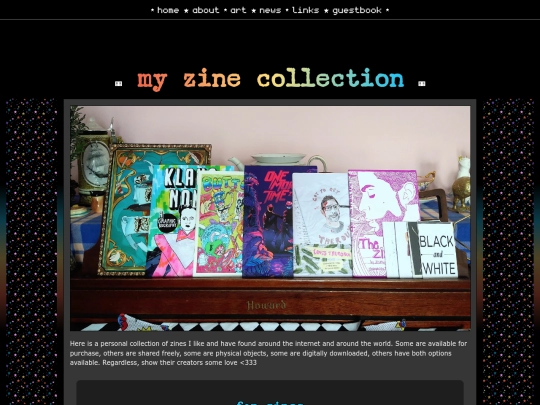 zines/collection screenshot
