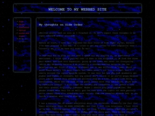 blog screenshot