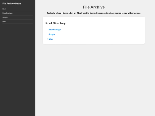 ARchive screenshot