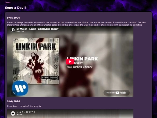 songs screenshot