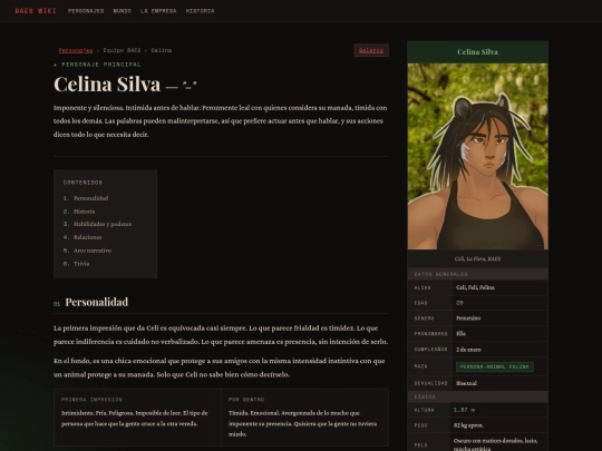 BAES-WIKI/celina-wiki screenshot