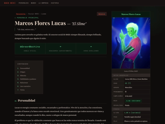 BAES-WIKI/lucas-wiki screenshot