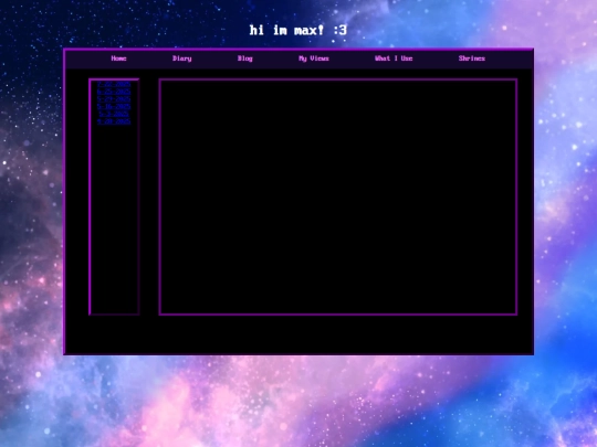 diary screenshot
