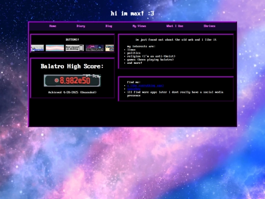index screenshot