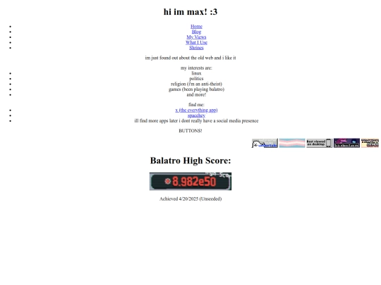 test screenshot