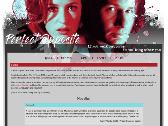 fanfic screenshot