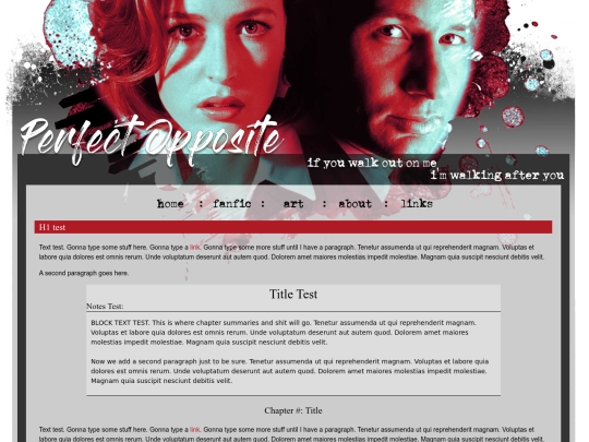 test screenshot