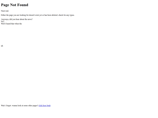 not_found screenshot
