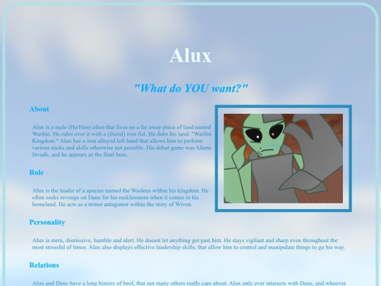 Alux screenshot