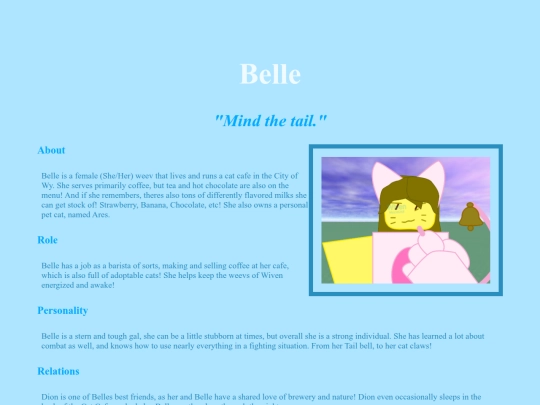 Belle screenshot