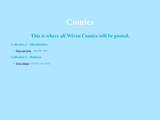 Comics screenshot