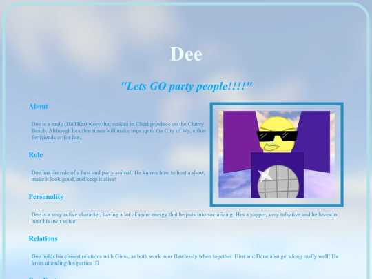 Dee screenshot