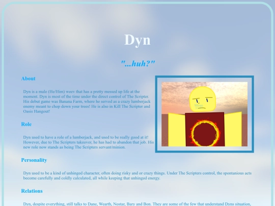 Dyn screenshot