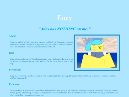 Ency screenshot