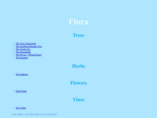 Flora screenshot