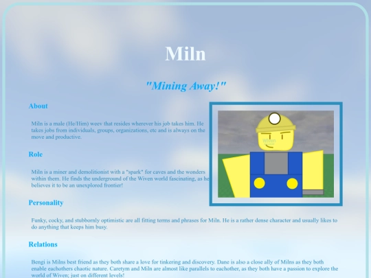 Miln screenshot