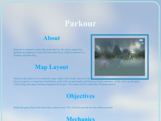 Parkour screenshot