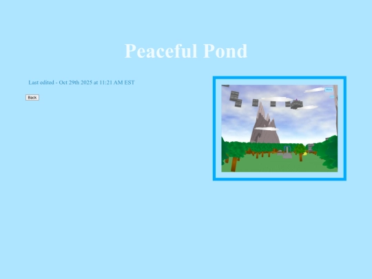 PeacefulPond screenshot