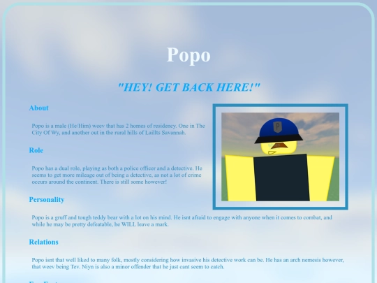 Popo screenshot