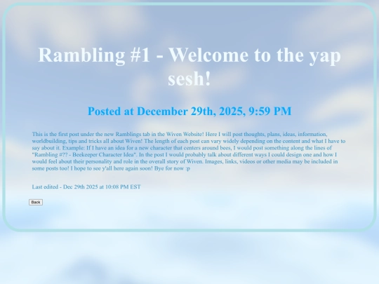 Rambling1 screenshot
