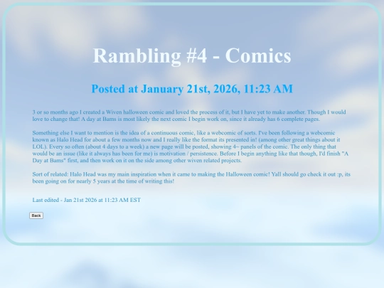 Rambling4 screenshot