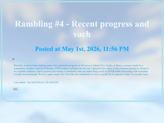 Rambling5 screenshot