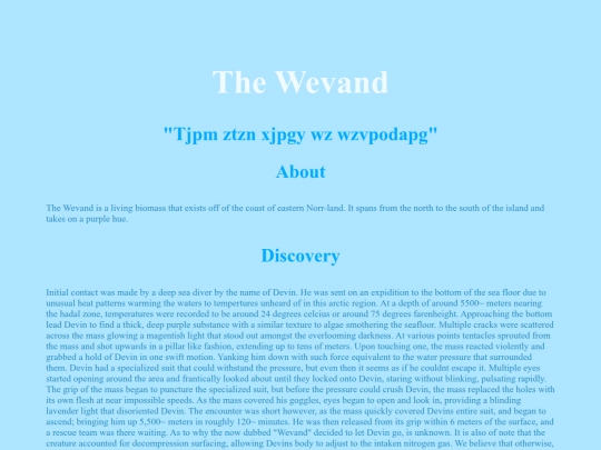 TheWevand screenshot