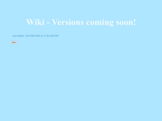 Versions screenshot